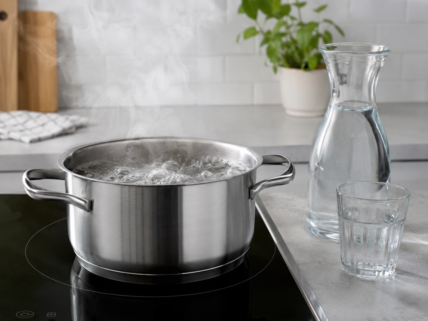 Abkochen von Wasser