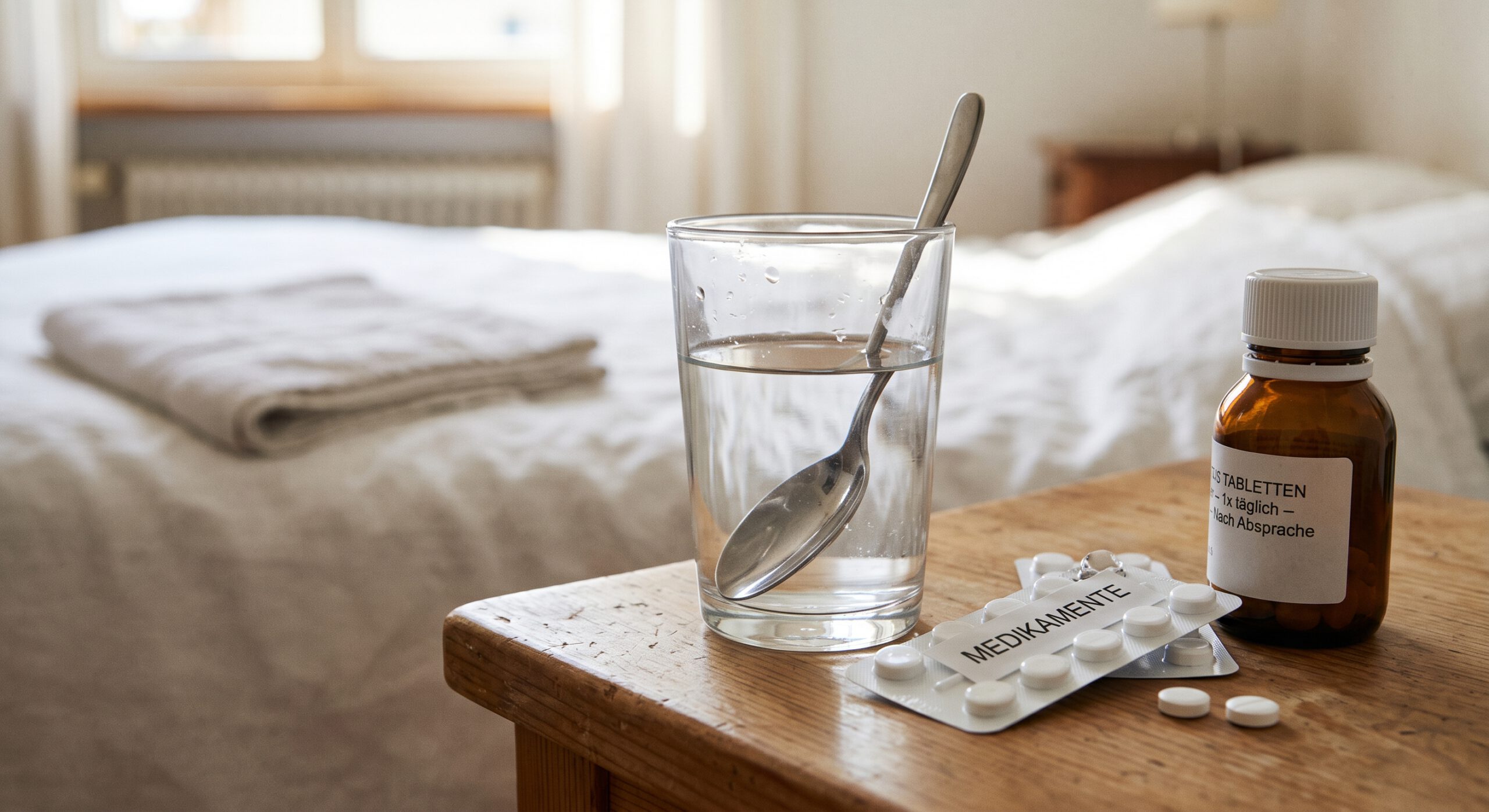 Medikamente und Trinkwasser